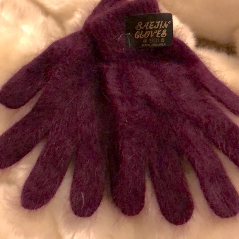 COPY - Rabbit hair gloves